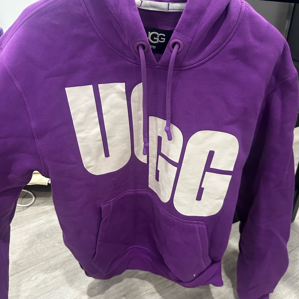 UGG Vibrant Purple Hoodie with White Logo